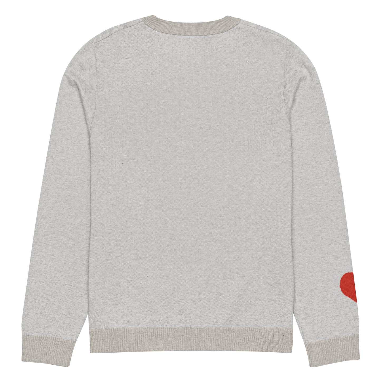 Knitted crew neck sweater