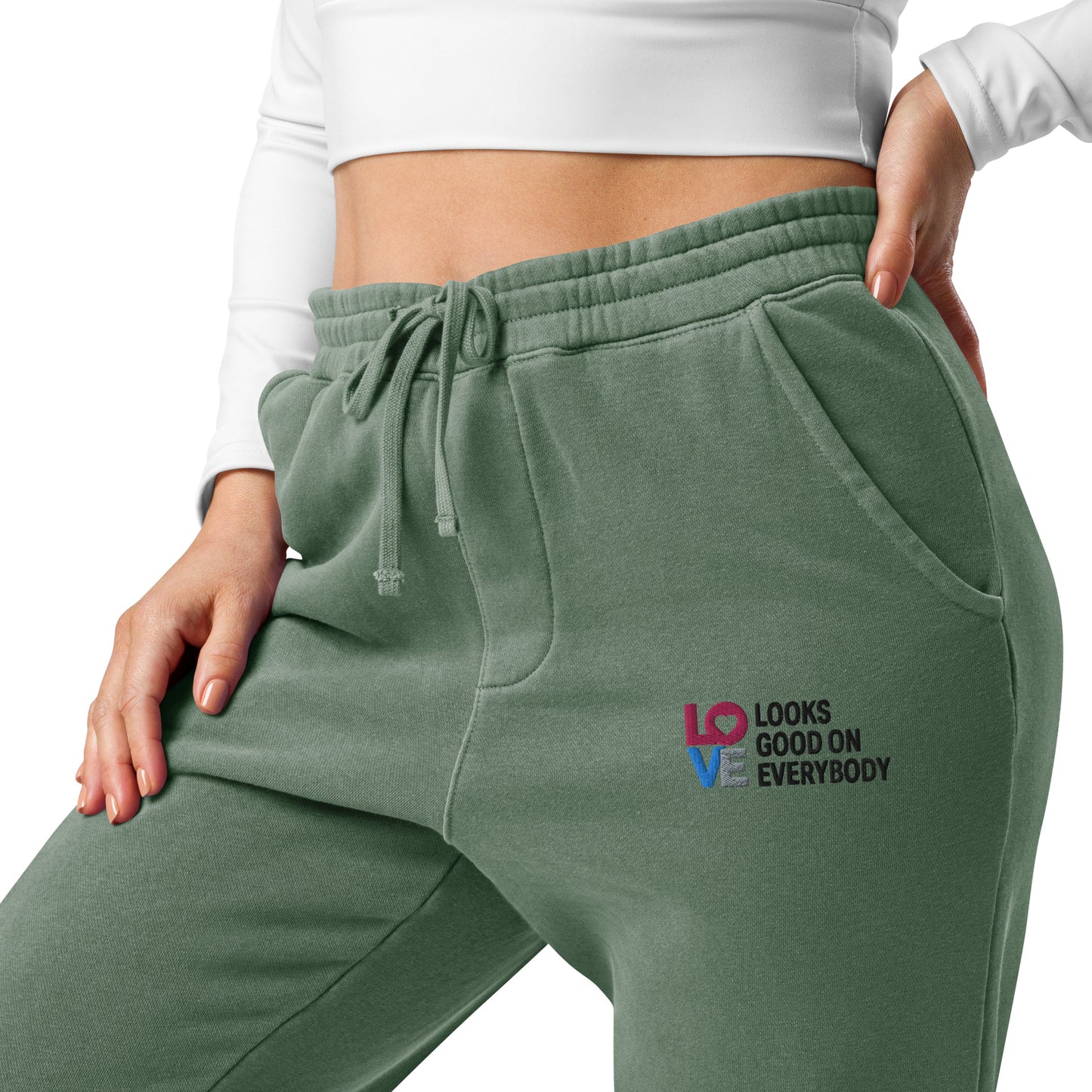 LOVE LOOKS GOOD - Unisex Sweatpants