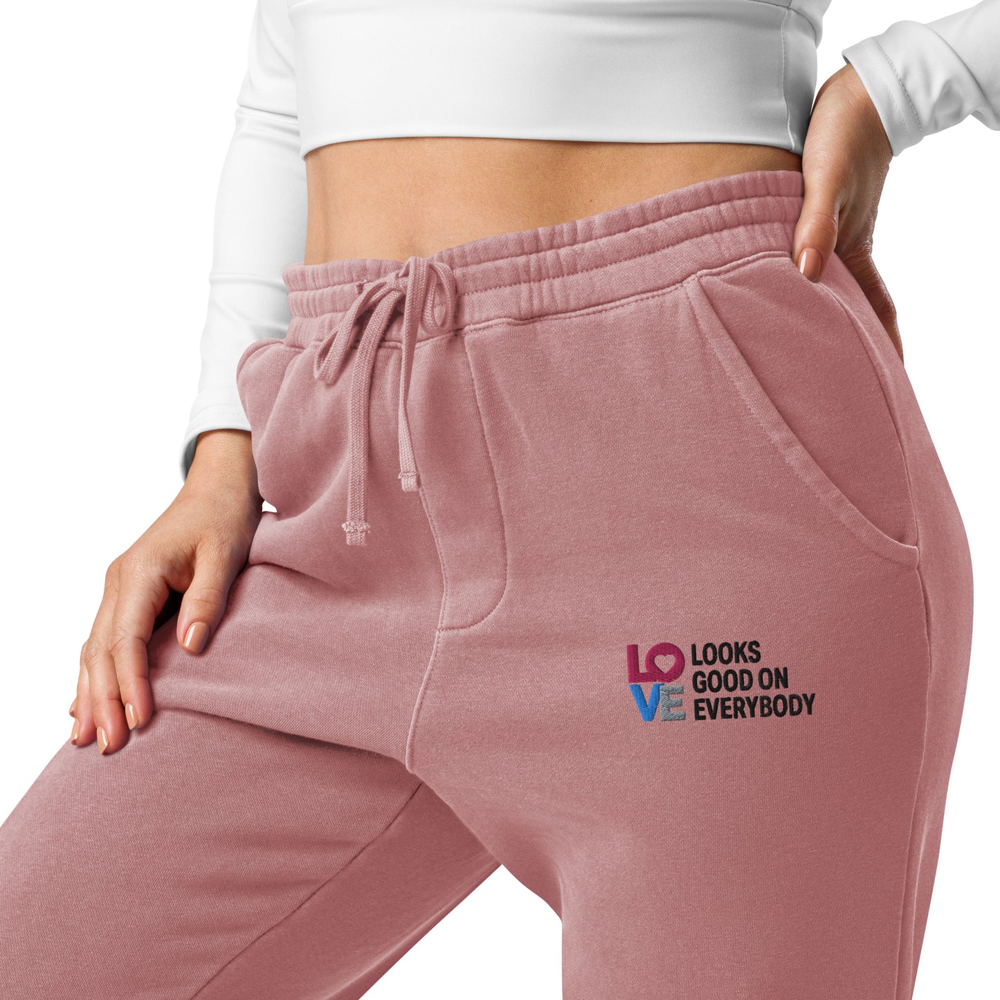 LOVE LOOKS GOOD - Unisex Sweatpants