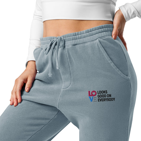 LOVE LOOKS GOOD - Unisex Sweatpants