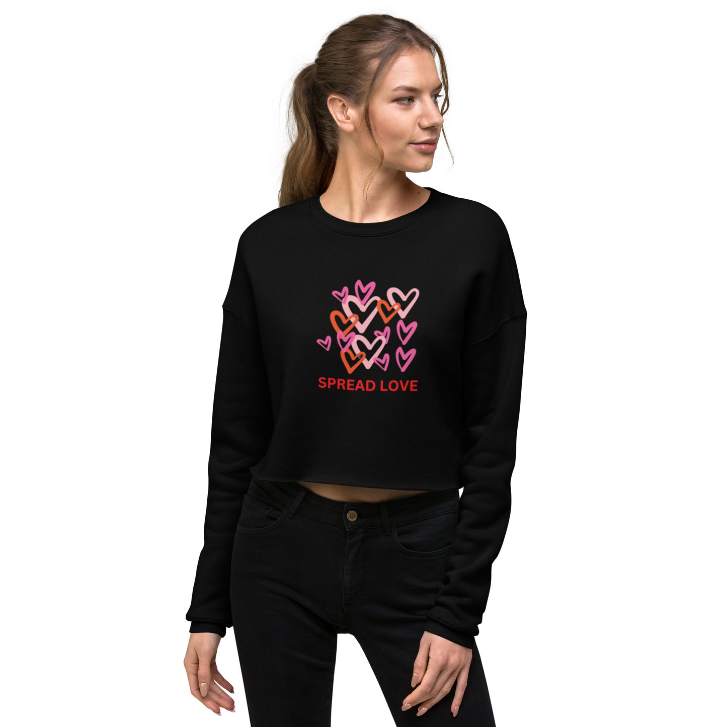 THE LOVE Crop Sweatshirt