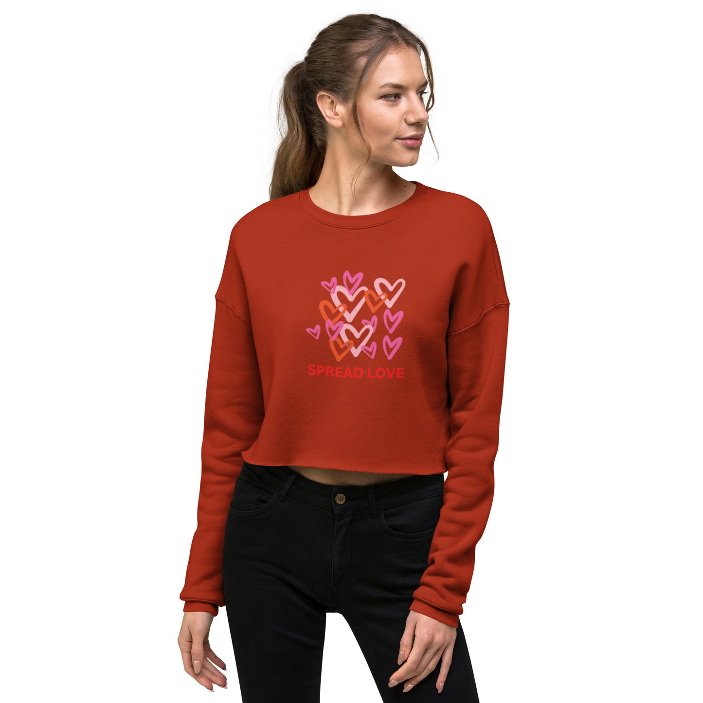 THE LOVE Crop Sweatshirt