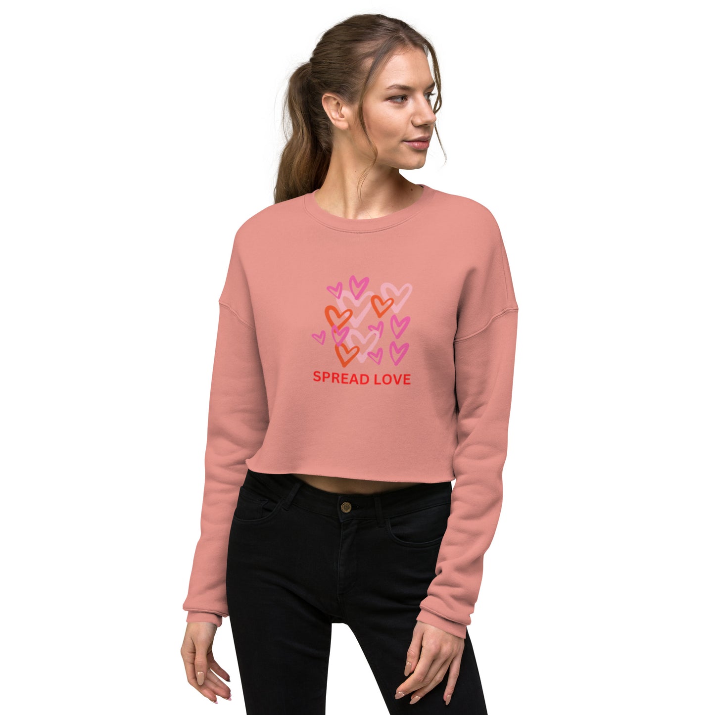 THE LOVE Crop Sweatshirt